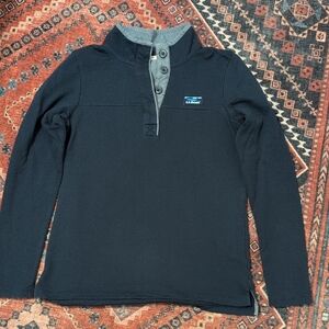 L.L. Bean Navy Pullover